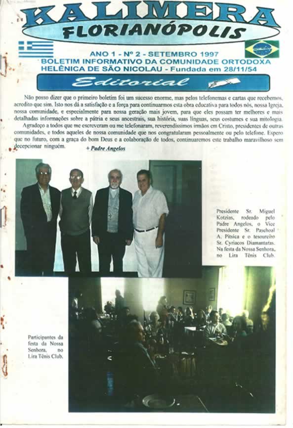 Capa de Kalimera — Setembro de 1997