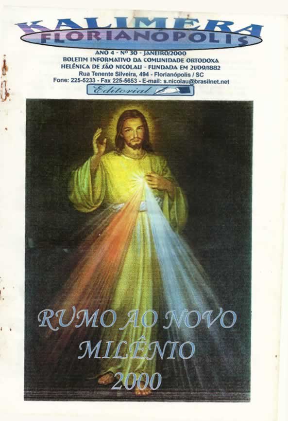 Capa de Kalimera — Janeiro de 2000