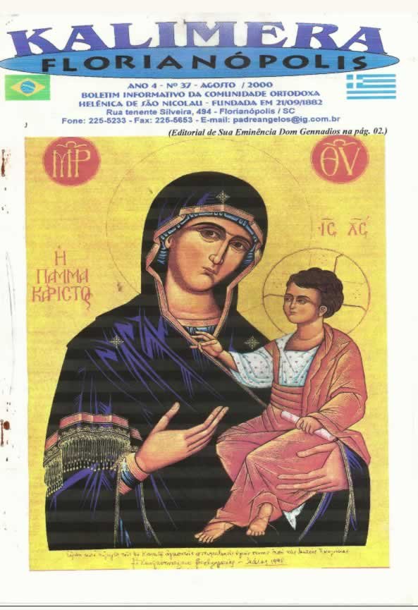 Capa de Kalimera — Agosto de 2000
