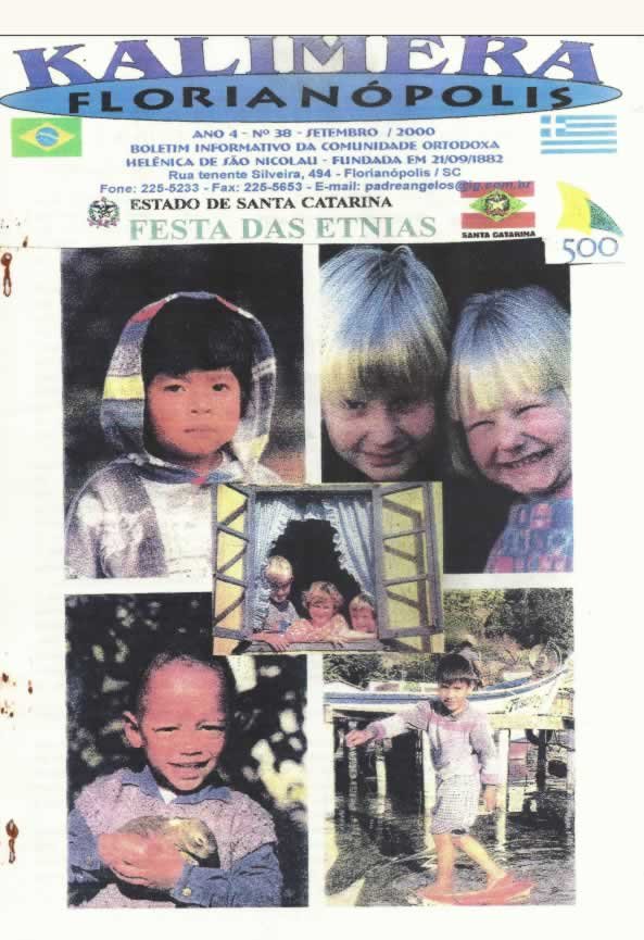 Capa de Kalimera — Setembro de 2000